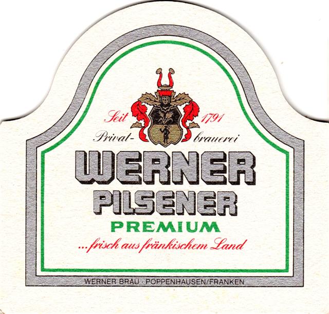 poppenhausen sw-by werner bierwoche 5a (sofo190-silberner rahmen) 